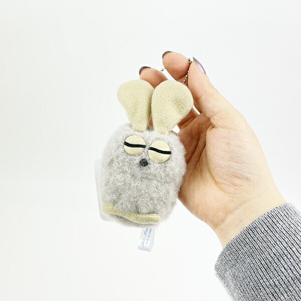 レオ・レオニ ふかふかフレデリック 瞑想 マスコットチェーン グレー ぬいぐるみ キーホルダー