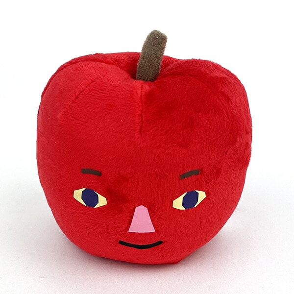 くだものやさん りんご ぬいぐるみ レッド