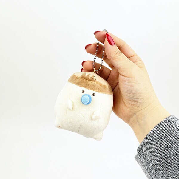 お文具といっしょ ばぶんぐさん プリンさん マスコット ぬいぐるみ イエロー