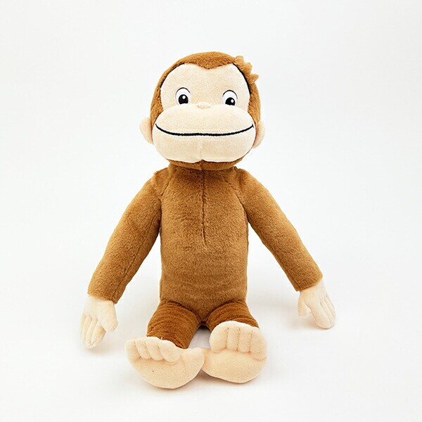 おさるのジョージ アニメーションジョージ ふんわり ぬいぐるみ(M)