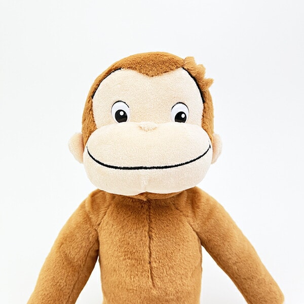 おさるのジョージ アニメーションジョージ ふんわり ぬいぐるみ(M)