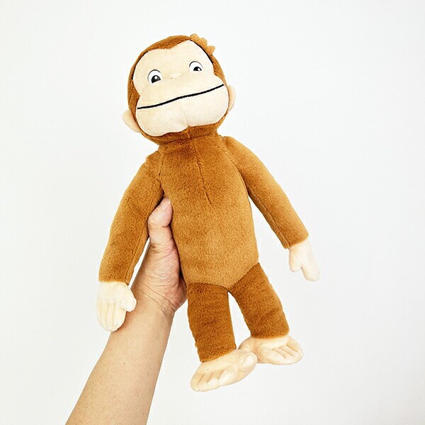 おさるのジョージ アニメーションジョージ ふんわり ぬいぐるみ(M)