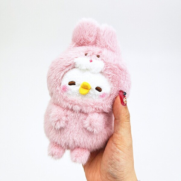 カナヘイの小動物 ピスケ ピンクウサギ ぬいぐるみ