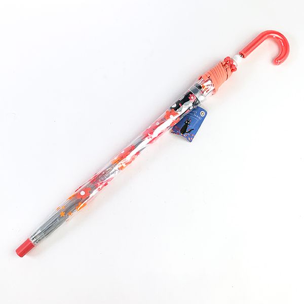 スタジオジブリ 魔女の宅急便 ジジ 子供用傘 ジジ お花いっぱい 傘 ピンク