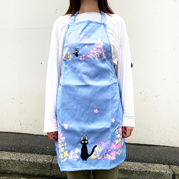 スタジオジブリ 魔女の宅急便 ジジ エプロン 野花 まえかけ キッチン