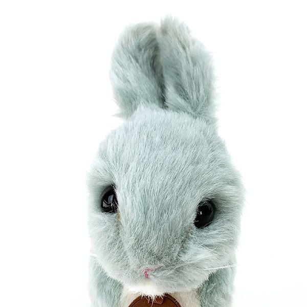   日本製 手作り ぬいぐるみ うさぎ(ウサギ) 座り グレー 4905330014450 　 グレー  日本製