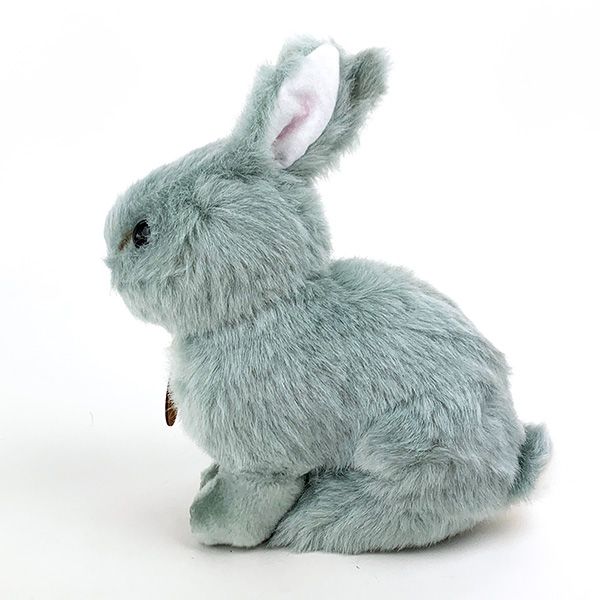   日本製 手作り ぬいぐるみ うさぎ(ウサギ) 座り グレー 4905330014450 　 グレー  日本製