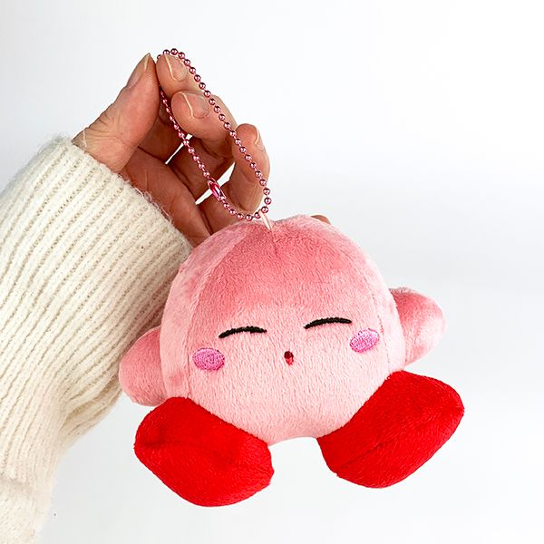 星のカービィ カービィ マスコット　すやすや キーホルダー ピンク グッズ