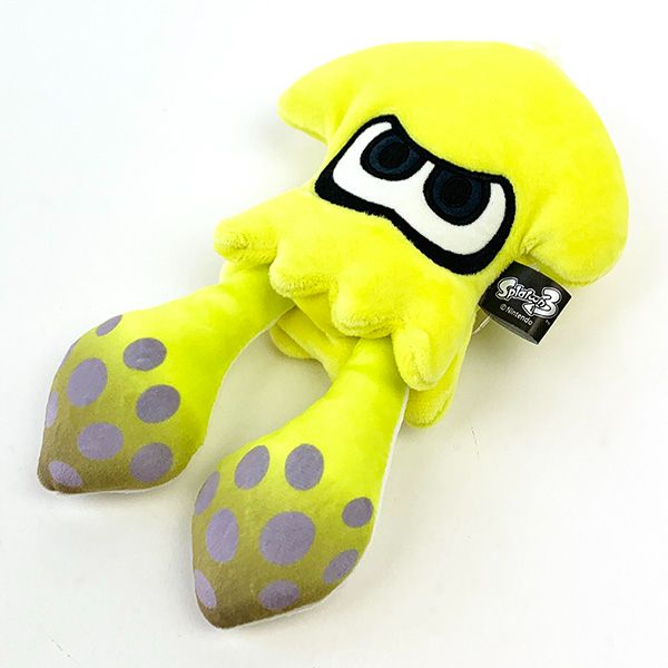 スプラトゥーン Splatoon3 イカ イエロー(S) ぬいぐるみ ALL STAR COLLECTION インテリア