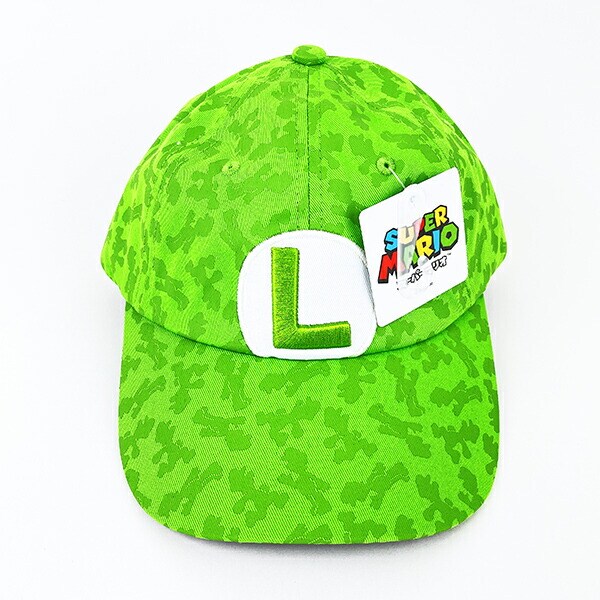 スーパーマリオ ルイージ ローキャップ 帽子