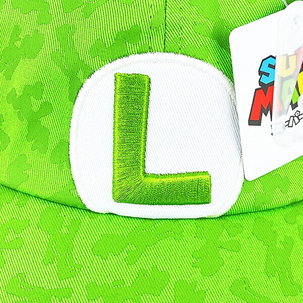 スーパーマリオ ルイージ ローキャップ 帽子