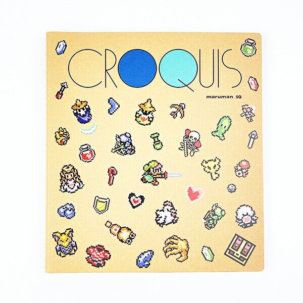 ゼルダの伝説 神々のトライフォース クロッキーブック ノート 文具 任天堂 日本製