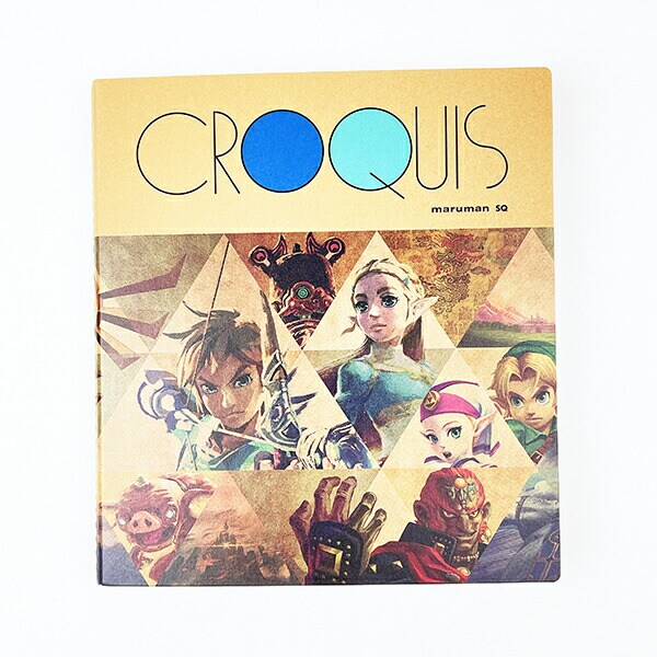 ゼルダの伝説 ブレスオブザワイルド クロッキーブック ノート 文具 任天堂 日本製