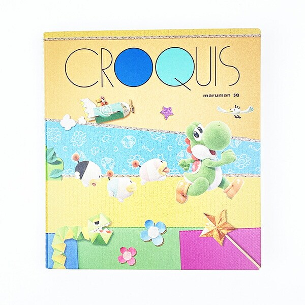 ヨッシークラフトワールド ラン クロッキーブック ノート 文具 任天堂 日本製