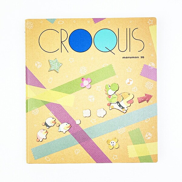 ヨッシークラフトワールド ライド クロッキーブック ノート 文具 任天堂 日本製