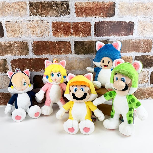 スーパーマリオ ネコルイージ ぬいぐるみ S スーパーマリオ3Dワールド 任天堂 おもちゃ  グッズ