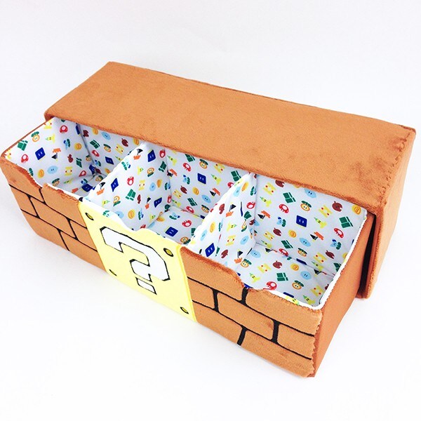 マリオ ぬいぐるみ 3連 チェスト ハテナブロック ボックス グッズ