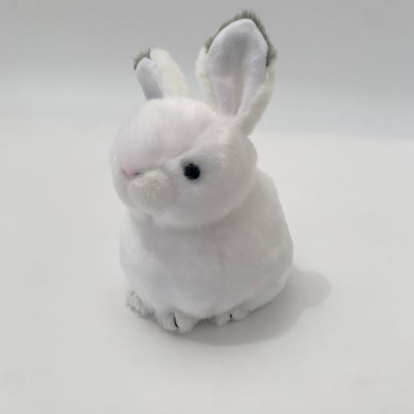 ぬいぐるみ うさぎ 雪うさぎオルゴール  ホワイト　 　 　
