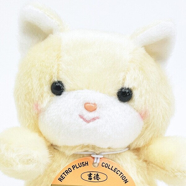 レトロぬいぐるみこれくしょん ミニ クリーミー（ねこイエロー） 吉徳レトロ