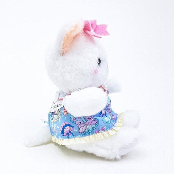 SWIMMER(スイマー) × 吉徳レトロ ミニ クリーミーねこ ぬいぐるみ 衣装＆ポーチセット(ブルー)