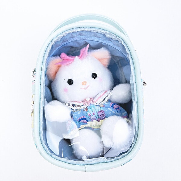 SWIMMER(スイマー) × 吉徳レトロ ミニ クリーミーねこ ぬいぐるみ 衣装＆ポーチセット(ブルー)