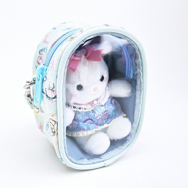 SWIMMER(スイマー) × 吉徳レトロ ミニ クリーミーねこ ぬいぐるみ 衣装＆ポーチセット(ブルー)