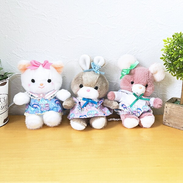 SWIMMER(スイマー) × 吉徳レトロ ミニ Qピッピ ぬいぐるみ 衣装＆ポーチセット(イエロー)