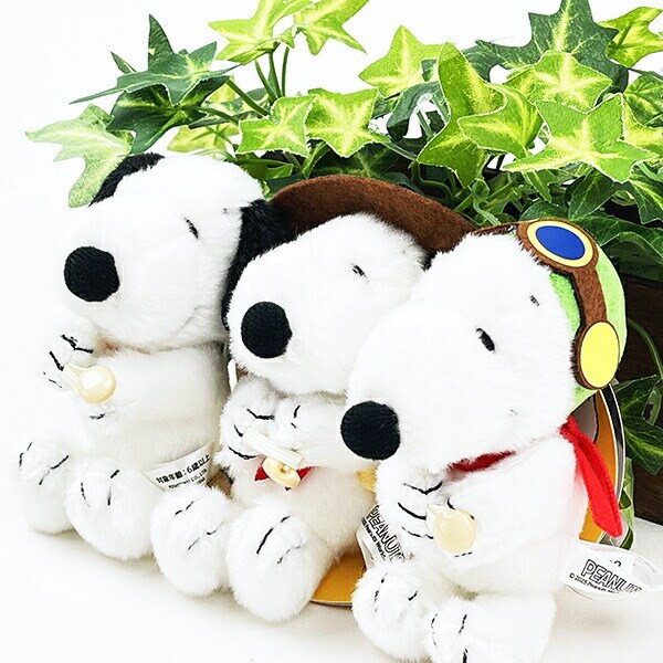 スヌーピー フライングエース くっつきたい ぬいぐるみ SNOOPY