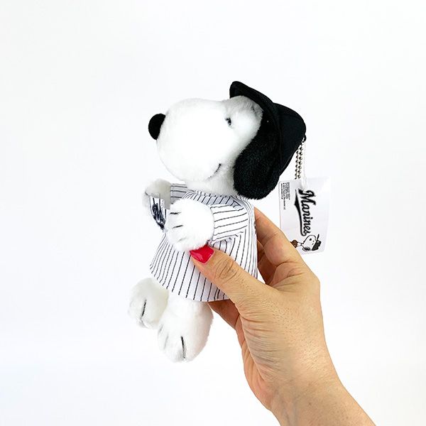 スヌーピー 千葉ロッテマリーンズ マスコット キーホルダー SNOOPY 野球応援グッズ