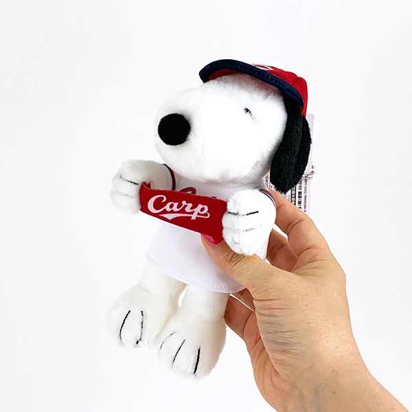 スヌーピー 広島東洋カーブ マスコット キーホルダー SNOOPY 野球応援グッズ