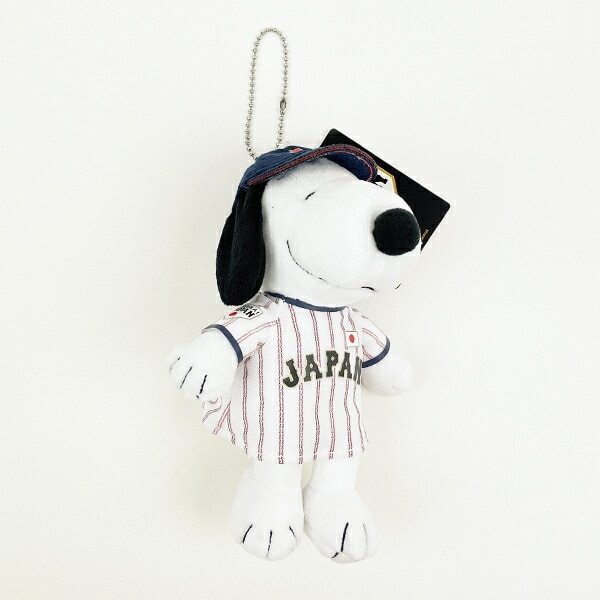 スヌーピー 侍ジャパン マスコット キーホルダー ぬいぐるみ SNOOPY