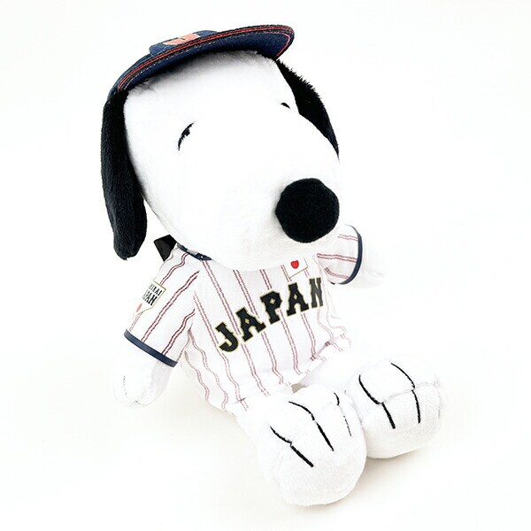 スヌーピー 侍ジャパン ぬいぐるみ SNOOPY