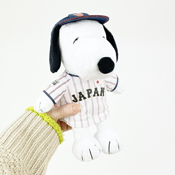 スヌーピー 侍ジャパン ぬいぐるみ SNOOPY