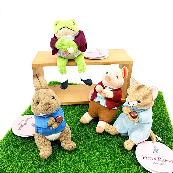 ピーターラビット くっつきたい！こねこのトム ぬいぐるみ マスコット くっつき インテリア