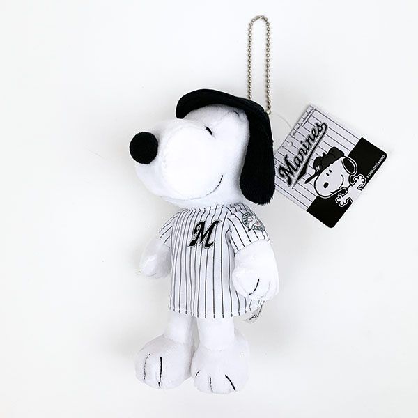 スヌーピー PEANUTS スヌーピー マリーンズ 野球 ユニフォーム マスコット ぬいぐるみ