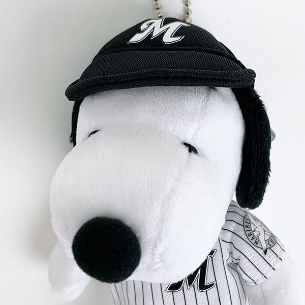 スヌーピー PEANUTS スヌーピー マリーンズ 野球 ユニフォーム マスコット ぬいぐるみ