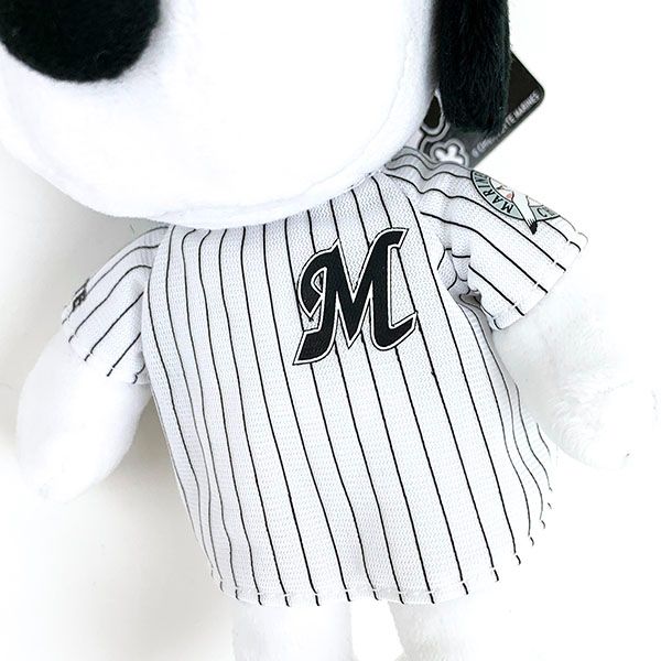 スヌーピー PEANUTS スヌーピー マリーンズ 野球 ユニフォーム マスコット ぬいぐるみ