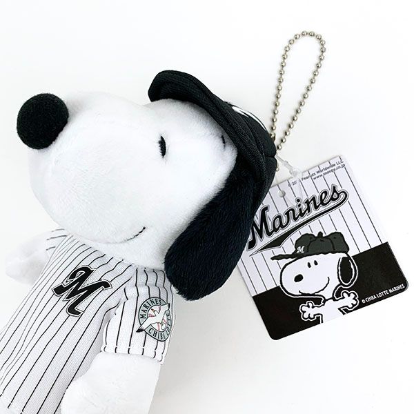 スヌーピー PEANUTS スヌーピー マリーンズ 野球 ユニフォーム マスコット ぬいぐるみ