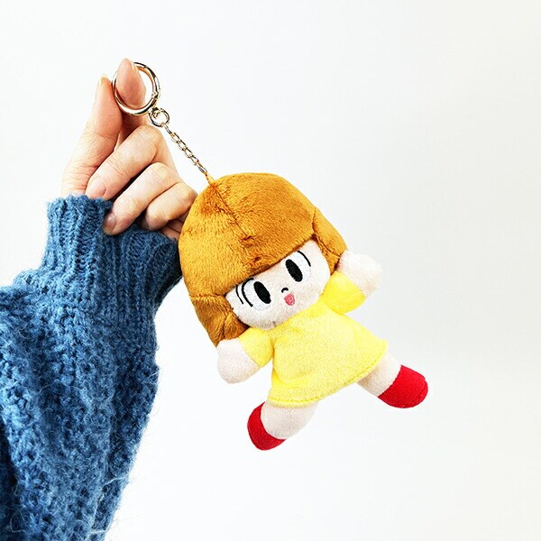 マムアン マスコット ブラウン×イエロー ぬいぐるみ