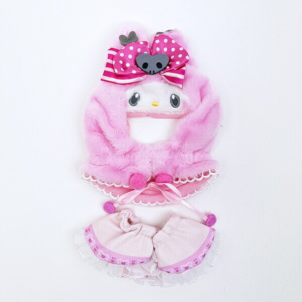 サンリオ マイメロディ50th ブラッシュコスチューマー Sサイズ ぬい活 ぬいぐるみ用コスチューム Sanrio