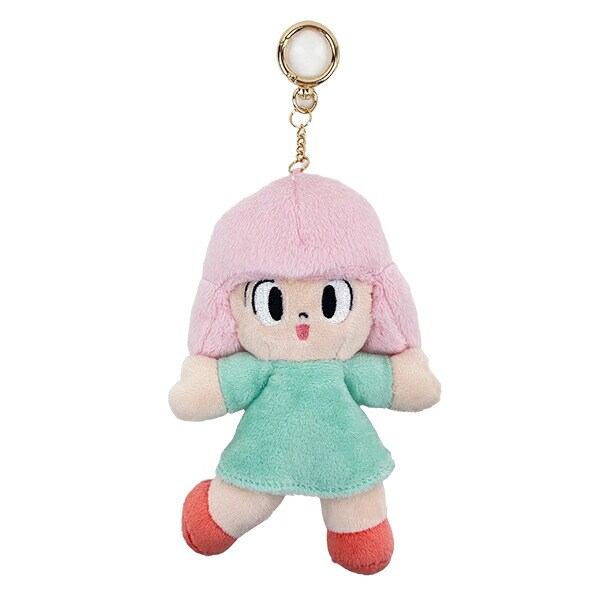 マムアン マスコット ピンク×グリーン ぬいぐるみ