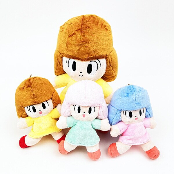 マムアン マスコット ピンク×グリーン ぬいぐるみ