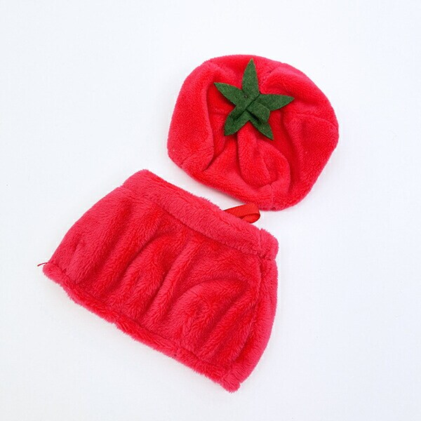 ブラッシュコスチューマー 野菜シリーズ トマト(S) ぬい活 ぬいぐるみ用コスチューム