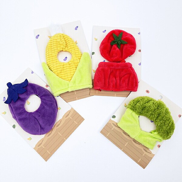 ブラッシュコスチューマー 野菜シリーズ トマト(S) ぬい活 ぬいぐるみ用コスチューム