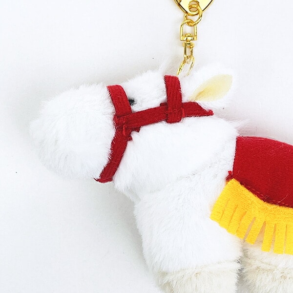 干支ぽちゃ うま(午) ぬいぐるみ ホワイト