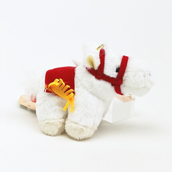 干支ぽちゃ うま(午) ぬいぐるみ ホワイト