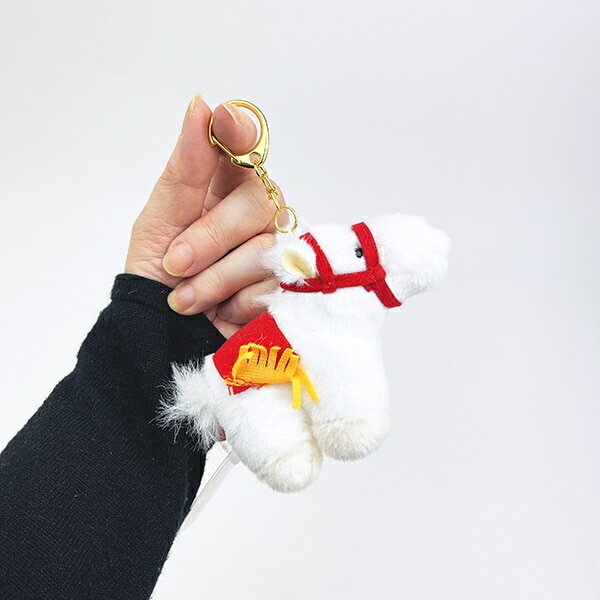 干支ぽちゃ うま(午) ぬいぐるみ ホワイト