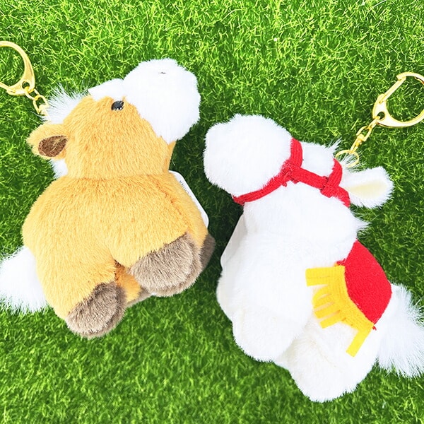 干支ぽちゃ うま(午) ぬいぐるみ ホワイト