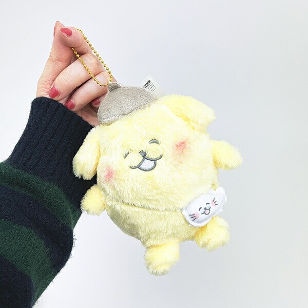 ほわころくらぶ ×サンリオキャラクターズ ポムポムプリン ぬいぐるみマスコット Sanrio