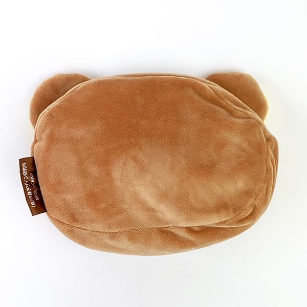 リラックマ リバーシブル3面ポーチ フェイス コリラックマ キイロイトリ メイクポーチ 小物入れ ブラウン